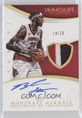 2015 Panini Immaculate Collection Collegiate - [Base] - Immaculate Signature Patch Gold #359 - Rookie Autographs - Montrezl Harrell /25