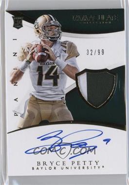 2015 Panini Immaculate Collection Collegiate - [Base] - Immaculate Signature Patch #304 - Rookie Autographs - Bryce Petty /99
