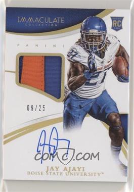 2015 Panini Immaculate Collection Collegiate - [Base] - Patch Autographs Gold #319 - Rookie Autographs - Jay Ajayi /25