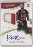 Rookie Autographs - Delon Wright #/25