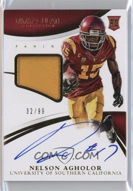 2015 Panini Immaculate Collection Collegiate - [Base] - Patch Autographs #326 - Rookie Autographs - Nelson Agholor /99