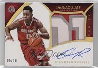 Rookie Autographs - D'Angelo Russell #/10