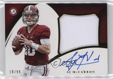 2015 Panini Immaculate Collection Collegiate - [Base] - Premium Patches Autograph #3.3 - AJ McCarron /99