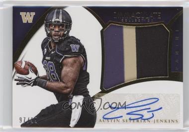 2015 Panini Immaculate Collection Collegiate - [Base] - Premium Patches Autograph #6.3 - Austin Seferian-Jenkins /99