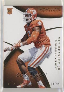 2015 Panini Immaculate Collection Collegiate - [Base] #199 - Rookie - Vic Beasley Jr. /99