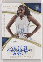 Collegiate Rookie Autographs - Cheyenne Parker #/99