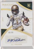 Collegiate Rookie Autographs - J.J. Nelson [Noted] #/99