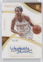 Collegiate Rookie Autographs - Isabelle Harrison #/99