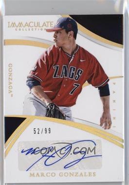 2015 Panini Immaculate Collection Collegiate - [Base] #267 - Collegiate Rookie Autographs - Marco Gonzales /99