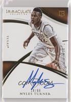 Rookie Autographs - Myles Turner #/99