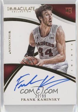 2015 Panini Immaculate Collection Collegiate - [Base] #350 - Rookie Autographs - Frank Kaminsky /99