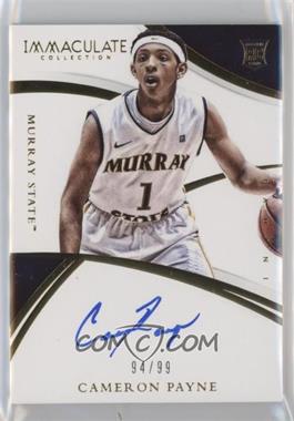 2015 Panini Immaculate Collection Collegiate - [Base] #357 - Rookie Autographs - Cameron Payne /99