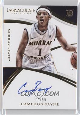 2015 Panini Immaculate Collection Collegiate - [Base] #357 - Rookie Autographs - Cameron Payne /99