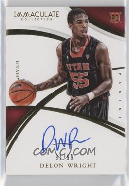 2015 Panini Immaculate Collection Collegiate - [Base] #360 - Rookie Autographs - Delon Wright /99
