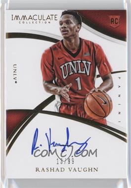 2015 Panini Immaculate Collection Collegiate - [Base] #368 - Rookie Autographs - Rashad Vaughn /99