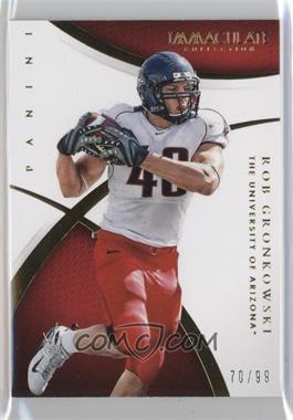 2015 Panini Immaculate Collection Collegiate - [Base] #86 - Rob Gronkowski /99