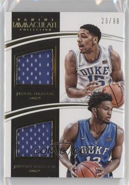 2015 Panini Immaculate Collection Collegiate - Combos #8 - Jahlil Okafor, Justise Winslow /99