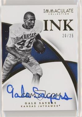 2015 Panini Immaculate Collection Collegiate - Immaculate Ink #38 - Gale Sayers /25