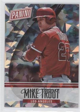 2015 Panini National Convention - [Base] - Cracked Ice #1 - Mike Trout /25