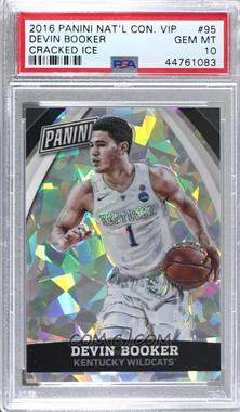 2015 Panini National Convention - VIP - Cracked Ice #95 - Devin Booker /25 [PSA 10 GEM MT]