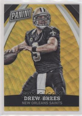 2015 Panini National Convention - VIP - Gold Wave Prizm #48 - Drew Brees /15