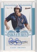 Rookie Signatures - Gary Brown #/1
