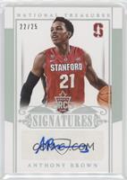 Rookie Signatures - Anthony Brown #/25