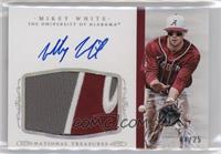 Baseball Materials Signatures - Mikey White #/25