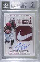 Football Materials Signatures - Ty Montgomery [BGS 9 MINT] #/2