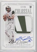 Football Materials Signatures - Garrett Grayson #/25