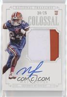 Football Materials Signatures - Matt Jones #/25