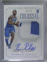 Basketball Materials Signatures - Norman Powell #/25