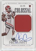 Football Materials Signatures - Chris Conley #/99