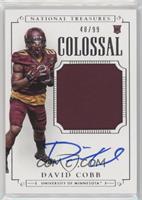 Football Materials Signatures - David Cobb #/99