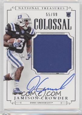 2015 Panini National Treasures College - [Base] - Colossal Signatures #318 - Football Materials Signatures - Jamison Crowder /99