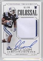 Football Materials Signatures - Jamison Crowder #/99