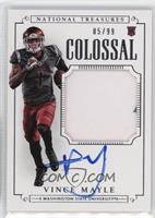 Football Materials Signatures - Vince Mayle #/99