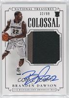 Basketball Materials Signatures - Branden Dawson #/99