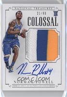 Basketball Materials Signatures - Norman Powell [Noted] #/99