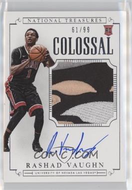 2015 Panini National Treasures College - [Base] - Colossal Signatures #370 - Basketball Materials Signatures - Rashad Vaughn /99