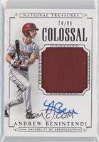 Baseball Materials Signatures - Andrew Benintendi #/99