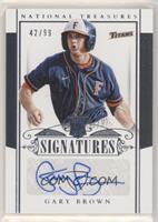 Rookie Signatures - Gary Brown #/99