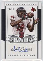 Rookie Signatures - Gerald Christian #/99