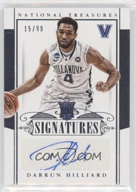 2015 Panini National Treasures College - [Base] #253 - Rookie Signatures - Darrun Hilliard /99