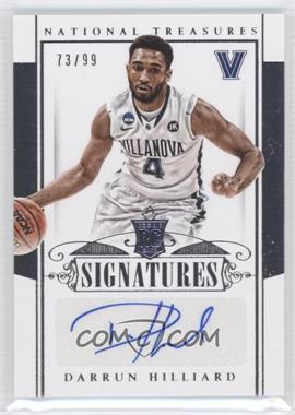 2015 Panini National Treasures College - [Base] #253 - Rookie Signatures - Darrun Hilliard /99