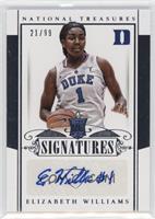 Rookie Signatures - Elizabeth Williams [EX to NM] #/99