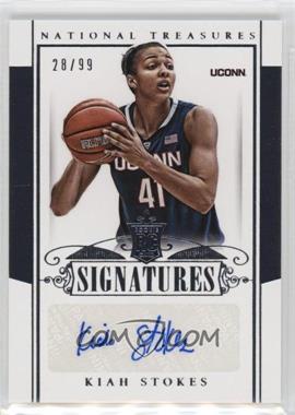 2015 Panini National Treasures College - [Base] #283 - Rookie Signatures - Kiah Stokes /99