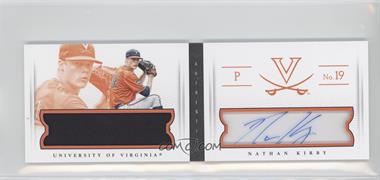 2015 Panini National Treasures College - Combo Player Materials Booklets - Signatures #69 - Nathan Kirby /99