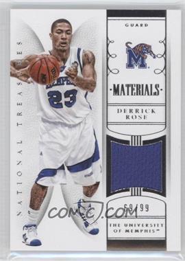 2015 Panini National Treasures College - Materials #6 - Derrick Rose /99