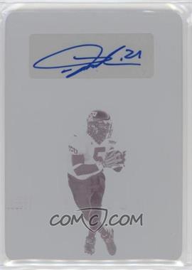 2015 Panini National Treasures College - Signatures - Printing Plate Magenta #72 - LaDainian Tomlinson /1